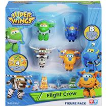Super Wings - Figuras Transformáveis Equipe De Bordo Pack 1 - FUN