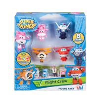 Super Wings - Figuras Transformáveis Equipe de Bordo Pack 2 - Fun