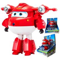 Super Wings Jett Superchagerd Transforma Em Avião Brinquedo
