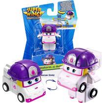 Super Wings - Mini Boneco Ambulância Rescue Zoey Veículo Resgate - Fun - Fun Brinquedos