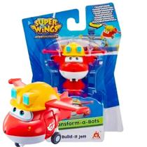 Super Wings Mini Boneco Avião Jett - Transform a Bots - Fun 8491-4