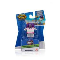 Super Wings Rescue Zoey - Boneco Transformável 6Cm