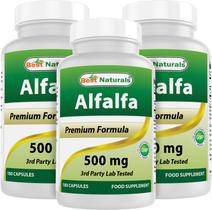 Superalimento de alfafa Best Naturals 500 mg 540 cápsulas Superalimento de alfafa Best Naturals 500 mg 540 cápsulas