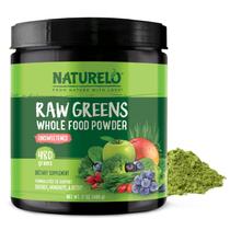 Superalimento em pó NATURELO Raw Greens 480g - Sem açúcar