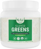 Superalimento em pó Nested Naturals Super Greens 60 porções Superalimento em pó Nested Naturals Super Greens 60 porções