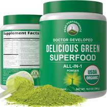 Superalimento em pó Peak Performance Organic Greens 25+ Ing Superalimento em pó Peak Performance Organic Greens 25+ Ing