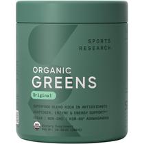 Superalimento em pó Sports Research Organic Greens 30 porções Superalimento em pó Sports Research Organic Greens 30 porções
