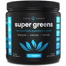 Superalimento Super Greens em pó NutraChamps Premium com mais de 20 alimentos