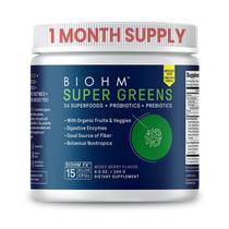 Superalimento verde Super Greens BIOHM em pó 250mL 30 porções
