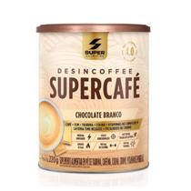Supercafé Lata 220g Sabor Chocolate Branco Super Nutrition