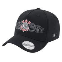 Supercap Boné Corinthians Silk Frontal Logo Licenciado Supercap Boné Corinthians Silk Frontal Logo Licenciado