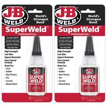 Supercola J-B Weld SuperWeld Professional Grade 20g x 2