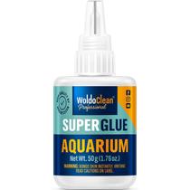 Supercola para Aquário WoldoClean 50 g Transparente e Impermeável