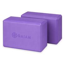 Superfície macia de espuma Eva sem látex Yoga Block Gaiam Supportive Superfície macia de espuma Eva sem látex Yoga Block Gaiam Supportive