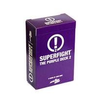 Superfight Purple Deck 2: 100 novas cartas de cenário para o jogo de argumentos absurdos, para crianças adolescentes e adultos, 3 ou mais jogadores com mais de 8 anos