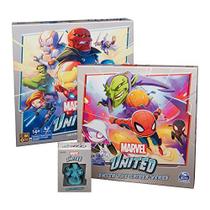 Superhero Card Strategy Board Game Comic Bundle com Homem-Aranha e Dr. Strange