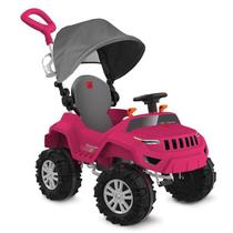 Superjipe Reclinável com Capota (Pink) - Carros a Pedal