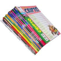 Superkit Atacado Livro Criptograma Cripto Criptex Passatempos Saude Mental 1389 Páginas