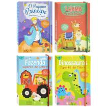 Superkit de Colorir para Meninos Fazenda Lhama Dinossauros e O Pequeno Príncipe Superkit de Colorir para Meninos Fazenda Lhama Dinossauros e O Pequeno Príncipe