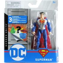 Superman Armor Silver - Figura 10 Cm - 2189 Sunny C/surpresa Superman Armor Silver - Figura 10 Cm - 2189 Sunny C/surpresa