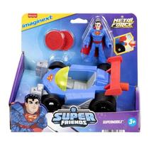 Superman Com Supermóvel Imaginext - Mattel JFJ67-JFJ69-944A Superman Com Supermóvel Imaginext - Mattel JFJ67-JFJ69-944A