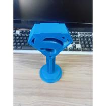 Superman Porta fone Logo 3D com Base - Suporte Decorativo 18cm - Presente Geek