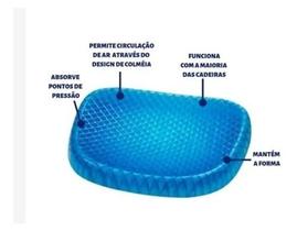 Supermedy Egg Sit Assento Almofada Gel Silicone Ortopédico