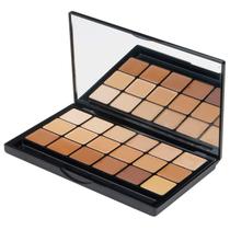 Superpaletas de base Graftobian Glamour Crème Ultra HD paleta de base, maquiagem de contorno, kit de base para maquiagem profissional, maquiagem facial para cobertura total cor quente