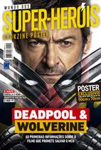 Superpôster mundo dos super-heróis - deadpool & wolverine - arte extra Superpôster mundo dos super-heróis - deadpool & wolverine - arte extra