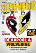 Superpôster mundo dos super-heróis - deadpool & wolverine