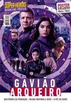 Superpôster mundo dos super-heróis - gavião arqueiro - arte b