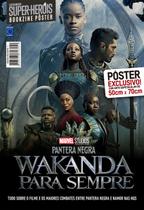 Superpôster mundo dos super-heróis - pantera negra: wakanda para sempre - arte c Superpôster mundo dos super-heróis - pantera negra: wakanda para sempre - arte c