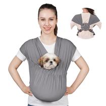 Supet Canguru para Cães Pequenos, Bolsa de Transporte de Mãos Livres para Gatos, Reduz Dor nas Costas e Pescoço, AntiAnsiedade, Frontal, Ajustável e Macia (Cinza, Regular 09 lbs / 04 kg) Supet Canguru para Cães Pequenos, Bolsa de Transporte de Mãos Livres para Gatos, Reduz Dor nas Costas e Pescoço, AntiAnsiedade, Frontal, Ajustável e Macia (Cinza, Regular 09 lbs / 04 kg)