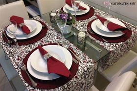 Supla Decoração Mesa Design Versátil Kit 50 Peças Madeira Redonda 35cm