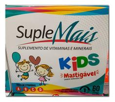 Suple Mais Kids Mastigável Sabor Morango Suple Mais Kids Mastigável Sabor Morango