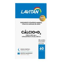 Suplememnto Alimentar Lavitan Cálcio + D 60 Comprimidos - Cimed