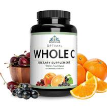 Suplementa a vitamina C mastigável da Optimal Health Systems Whole C Suplementa a vitamina C mastigável da Optimal Health Systems Whole C