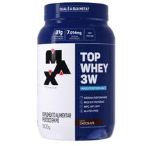 Suplemente Em Pó Top Whey 3W Performance 900gr Max Titanium