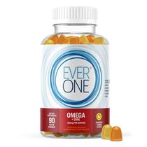 Suplemente gomas de óleo de peixe ômega Ever One com DHA para adultos