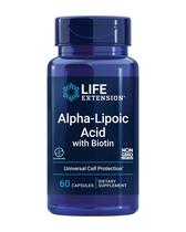 Suplemente o ácido alfa-lipóico Life Extension com biotina