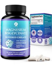 Suplemento 1: Bisglicinato de magnésio corporal 44 mg 120 cápsulas