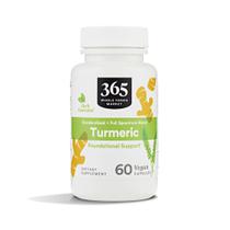Suplemento 365 da Whole Foods Market Turmeric 60 comprimidos