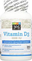 Suplemento 365 da Whole Foods Market Vitamina D3 1000 UI 250 ct