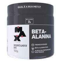 Suplemento Academia Em Pó 150g Beta Alanina Sabor Natural Max Titanium