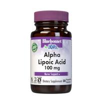 Suplemento Ácido Alfa Lipóico BlueBonnet 100 mg 30 cápsulas