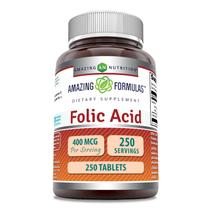 Suplemento Ácido Fólico 400mcg Comprimidos x250 Suplemento Ácido Fólico 400mcg Comprimidos x250