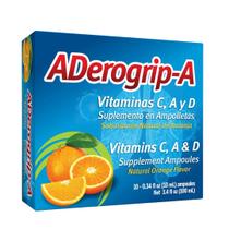 Suplemento ADEROGRIP-A de suporte imunológico Vitaminas C, A e D 100mL