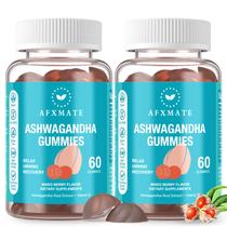 Suplemento AFXMATE: Gomas de Ashwagandha e Vitamina D (120 unidades)