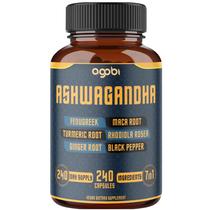 Suplemento Agobi 7 em 1 Ashwagandha 80-50 mg 240 cápsulas