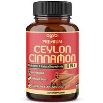Suplemento Agobi Premium de Canela de Ceilão com Berberina 180 cápsulas